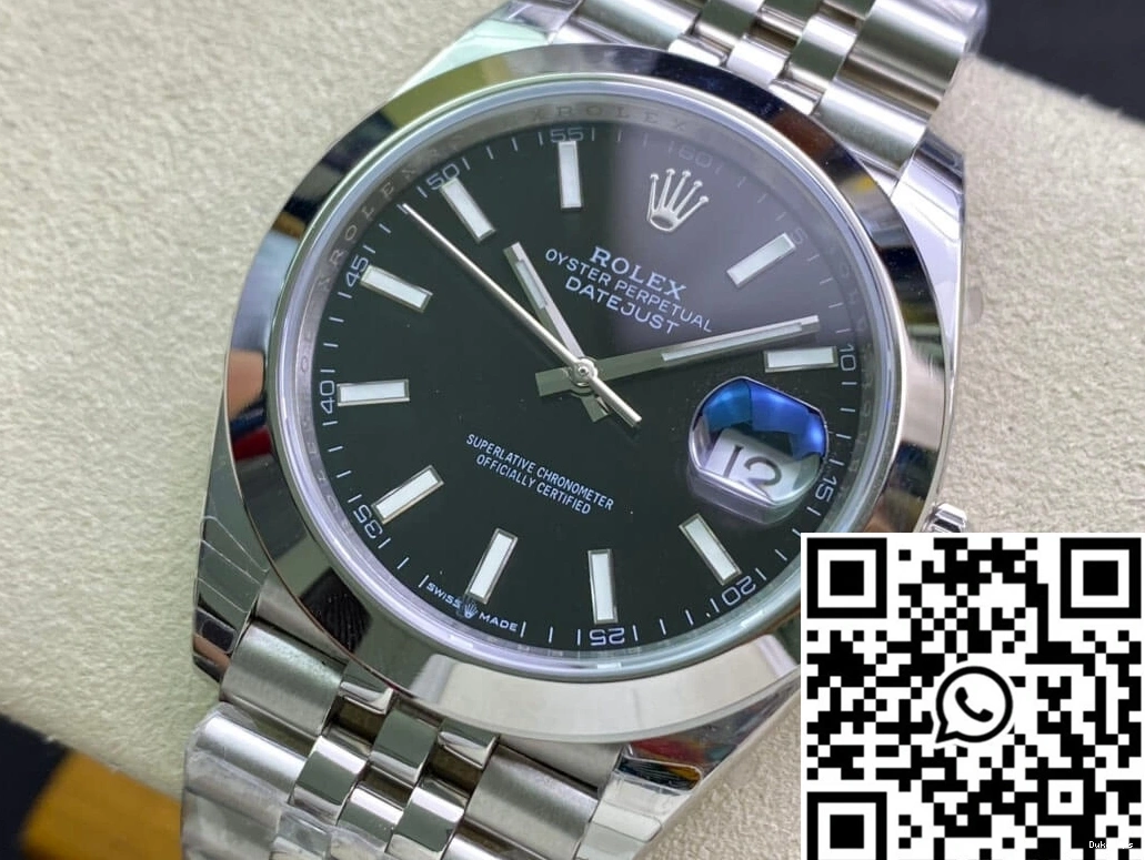 M126300-0012 Rolex EW Stainless Factory Steel Datejust 0319